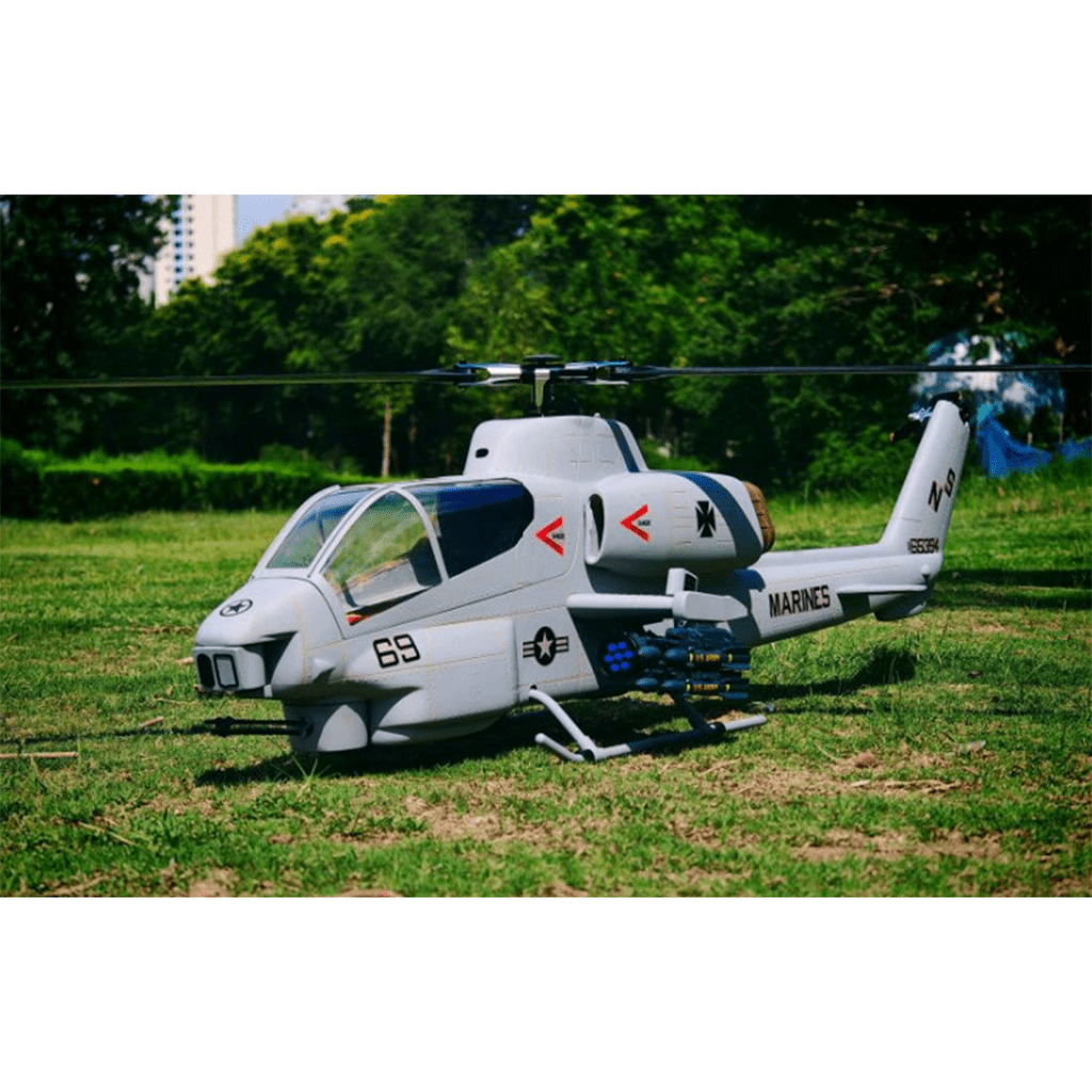 FLISHRC FL500 AH - 1 Cobra 500 - Class Large Scale GPS RC Helicopter Model with L7 Flight Controller 2.4G 6CH RTF - Aimoptic