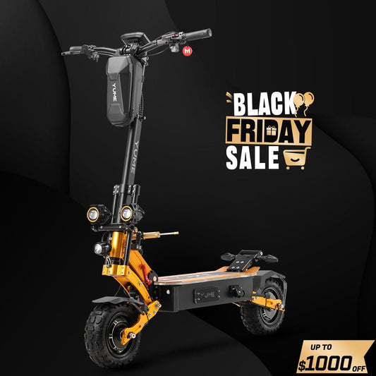 YUME SCOOTER X11+ 6000W Motor Scooter, 50MPH 56/60 Miles 60V 27/30AH Electric Scooter for Adults, 11" Tire with Steering Damper 440lbs Max Loading Adult E - Scooter,UL - 2272 Certified - LL - Aimoptic