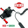 Rail Mounted Flashlight and Green Laser Combo - Aimoptic
