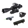 TAC - 3: 4 Piece 4 - 16x50 Illuminated Reticle Scope Package - Aimoptic