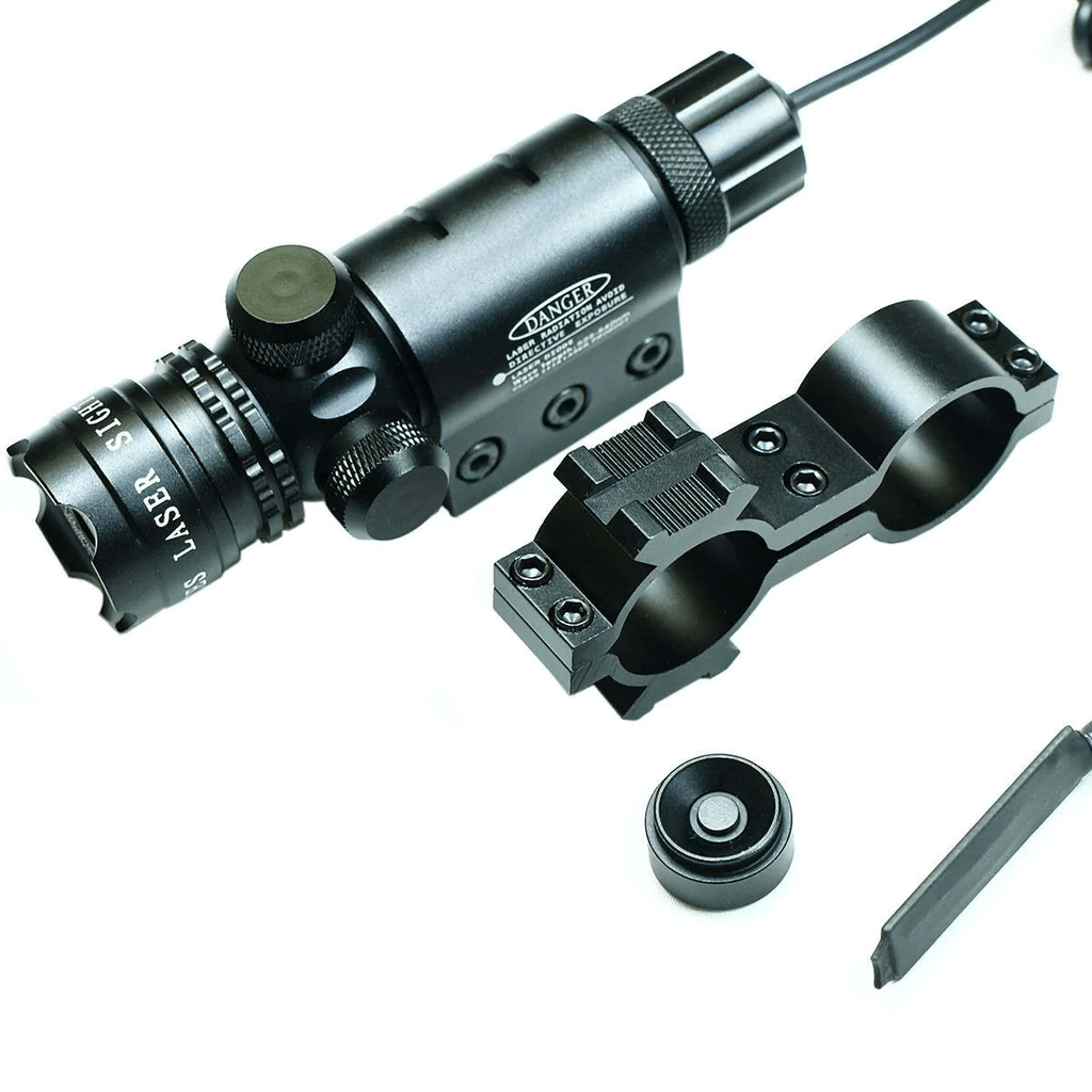 Tactical C3 - 9X40EG Optical Rifle Scope with Green Laser Sight Mounts & Acc Rails - Aimoptic
