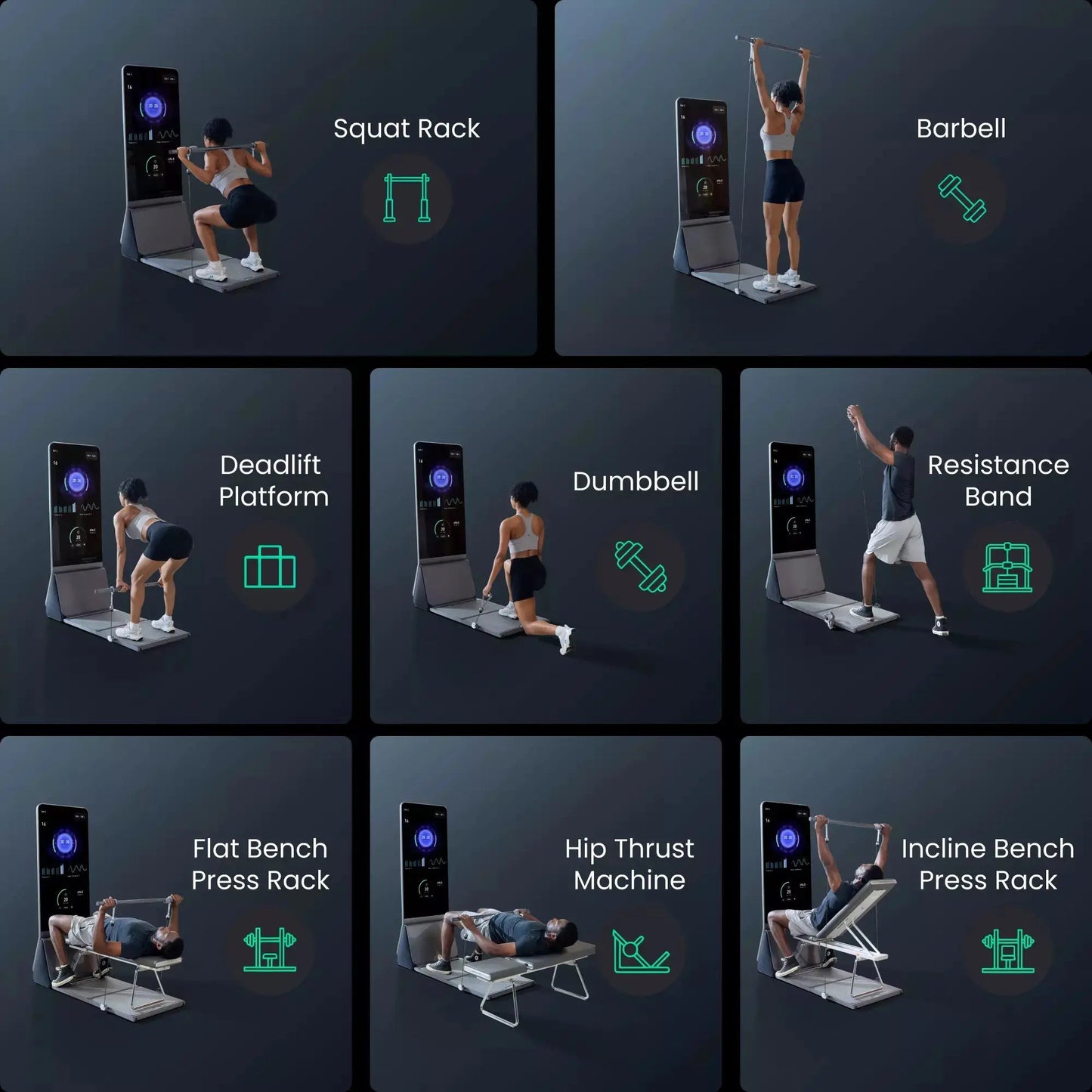 AEKE Smart Home Gym K1 - Aimoptic