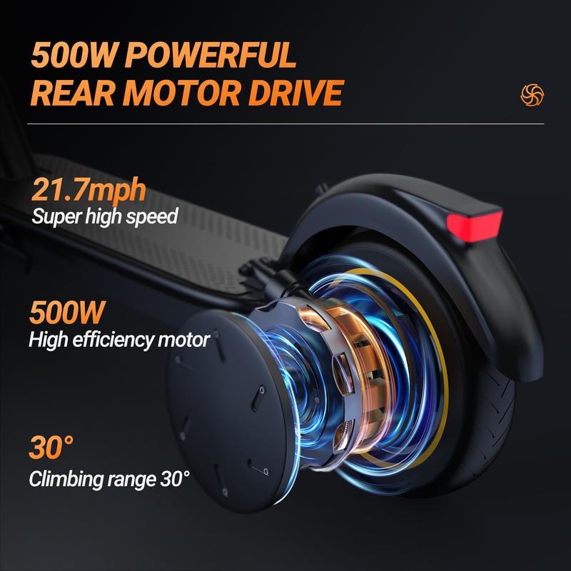 AOVOPRO ES80 Electric Scooter 350W 10.5 Ah Long Range High Speed Foldable - Aimoptic
