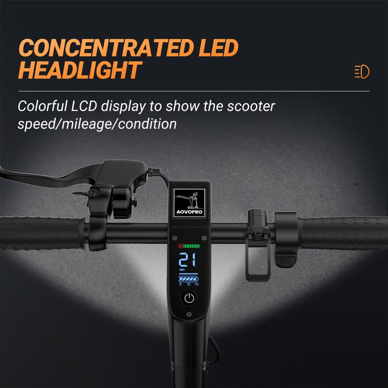 AOVOPRO ES80 Electric Scooter 350W 10.5 Ah Long Range High Speed Foldable - Aimoptic