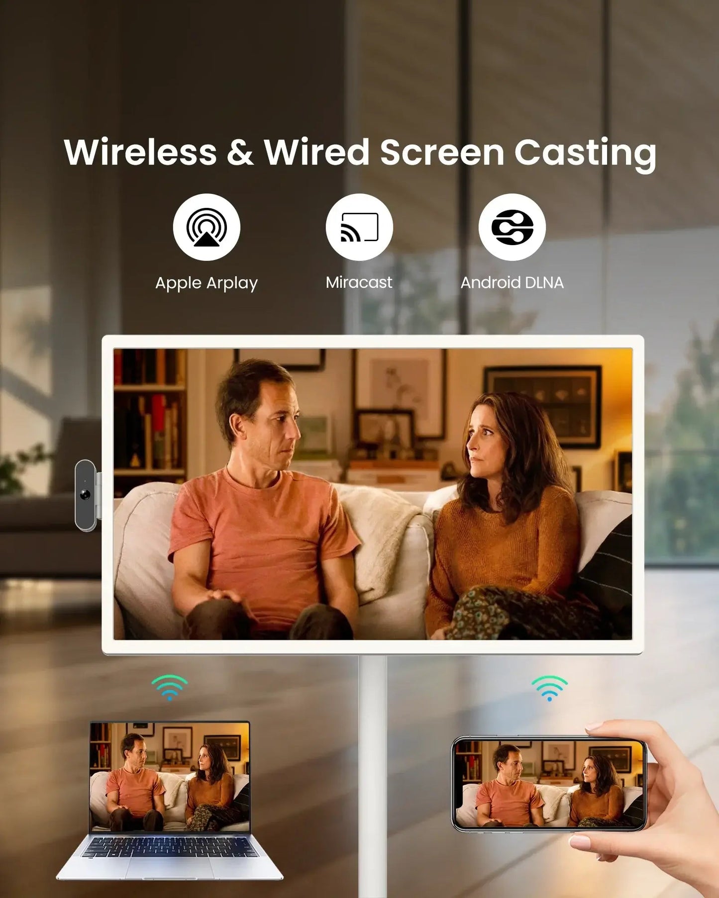 Apolosign 32" Smart Portable TV - Aimoptic