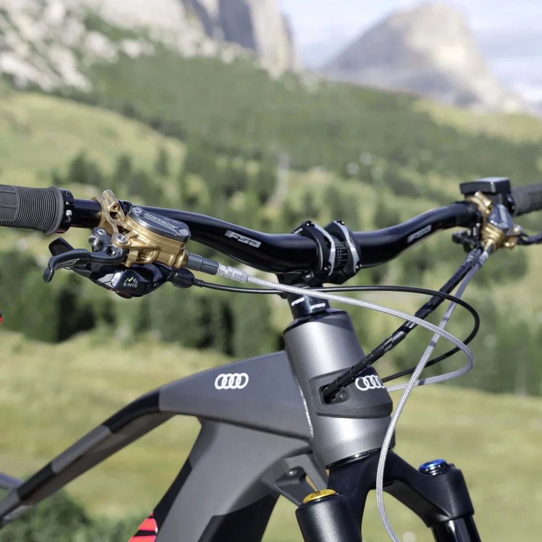 Audi electric mountain bike - Aimoptic