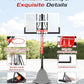 Basketball Hoop Outdoor 10 FT Height Adjustable, Portable Basketball Goals Systems with 45" Backboard for Youth Adults Kids - Backyard, Driveway, Indoor Play - Aimoptic