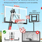 Basketball Hoop Outdoor 10 FT Height Adjustable, Portable Basketball Goals Systems with 45" Backboard for Youth Adults Kids - Backyard, Driveway, Indoor Play - Aimoptic