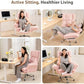 Big and Tall Office Chair, Flip Armrests for Pets & Cross Legged Sitting, Executive Ergonomic Computer Gaming Chair with Foot Rest, Teddy Fleece Wide Seat Reclining Desk Chair - Aimoptic