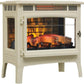 duraflame Freestanding Electric Fireplace Stove Heater with 3D Flame Effect for 1,000 Sq. Ft. Room, - Aimoptic