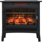 duraflame Freestanding Electric Fireplace Stove Heater with 3D Flame Effect for 1,000 Sq. Ft. Room, - Aimoptic