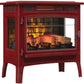 duraflame Freestanding Electric Fireplace Stove Heater with 3D Flame Effect for 1,000 Sq. Ft. Room, - Aimoptic