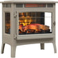 duraflame Freestanding Electric Fireplace Stove Heater with 3D Flame Effect for 1,000 Sq. Ft. Room, - Aimoptic
