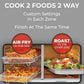 Emeril Lagasse Dual Zone 360 Air Fryer Oven Combo with French Door, 25 QT Extra Large, Cook Two Foods in Different Ways, Up to 60% Faster from Frozen to Finish - Aimoptic