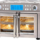Emeril Lagasse Dual Zone 360 Air Fryer Oven Combo with French Door, 25 QT Extra Large, Cook Two Foods in Different Ways, Up to 60% Faster from Frozen to Finish - Aimoptic
