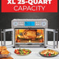Emeril Lagasse Dual Zone 360 Air Fryer Oven Combo with French Door, 25 QT Extra Large, Cook Two Foods in Different Ways, Up to 60% Faster from Frozen to Finish - Aimoptic