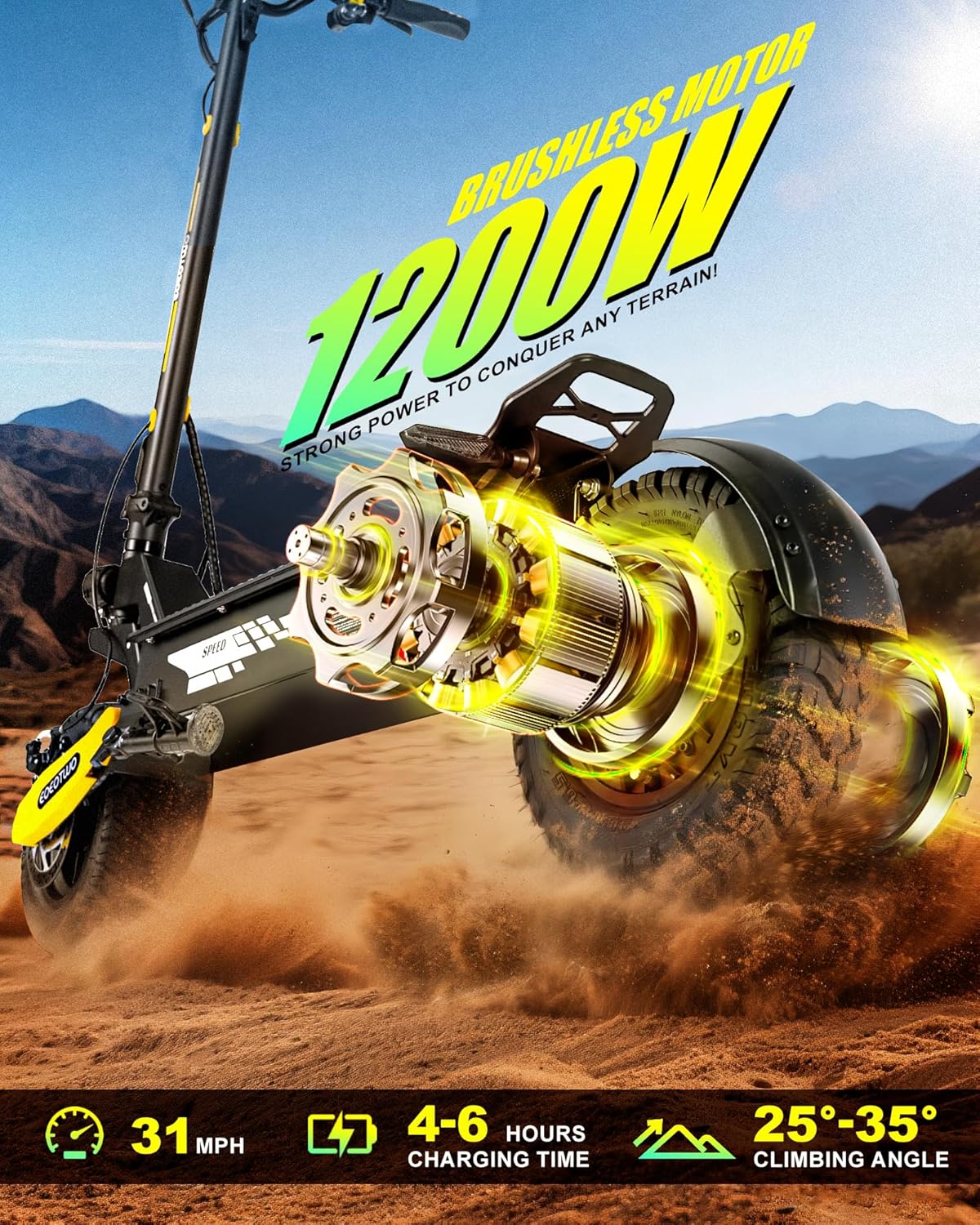 EOEOTWO Electric Scooter for Adults Foldable - Aimoptic