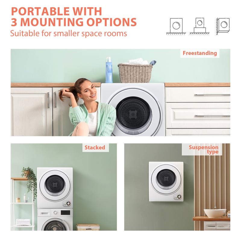Euhomy 110V Portable Clothes Dryer - Aimoptic