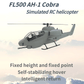 FLISHRC FL500 AH - 1 Cobra 500 - Class Large Scale GPS RC Helicopter Model with L7 Flight Controller 2.4G 6CH RTF - Aimoptic