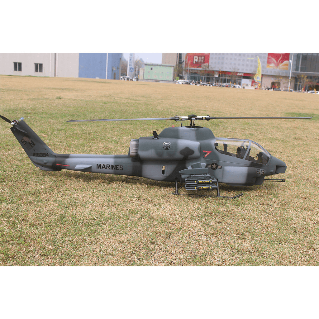 FLISHRC FL500 AH - 1 Cobra 500 - Class Large Scale GPS RC Helicopter Model with L7 Flight Controller 2.4G 6CH RTF - Aimoptic