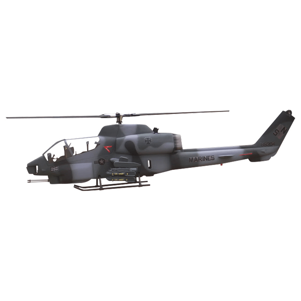 FLISHRC FL500 AH - 1 Cobra 500 - Class Large Scale GPS RC Helicopter Model with L7 Flight Controller 2.4G 6CH RTF - Aimoptic