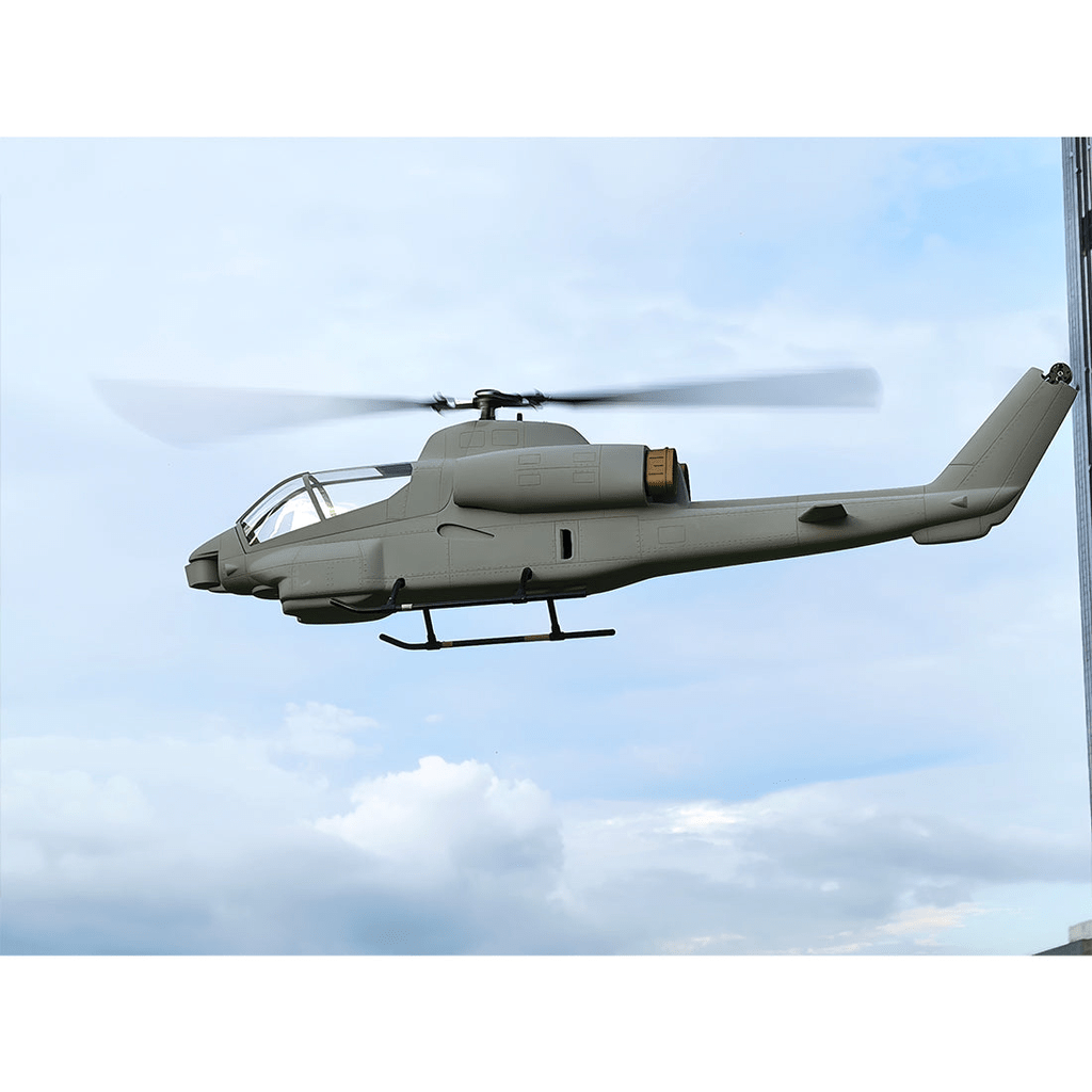 FLISHRC FL500 AH - 1 Cobra 500 - Class Large Scale GPS RC Helicopter Model with L7 Flight Controller 2.4G 6CH RTF - Aimoptic