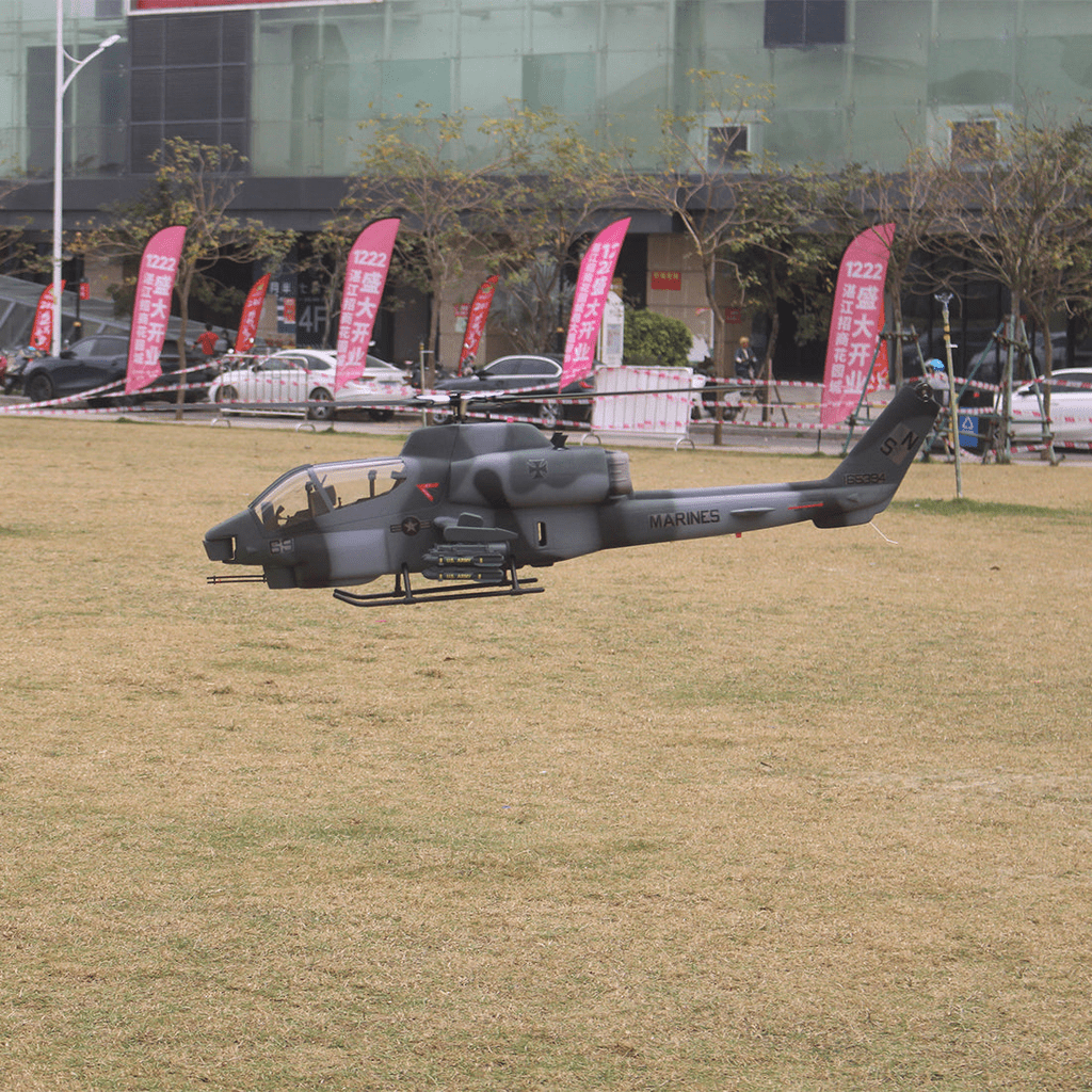 FLISHRC FL500 AH - 1 Cobra 500 - Class Large Scale GPS RC Helicopter Model with L7 Flight Controller 2.4G 6CH RTF - LL - Aimoptic