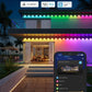 Govee Permanent Outdoor Lights Pro, 200ft with 120 RGBIC LED Lights for Daily and Accent Lighting, 75 Scene Modes for Outdoor Decor, IP67 Waterproof, Works with Alexa, Google Assistant, Matter, White - Aimoptic