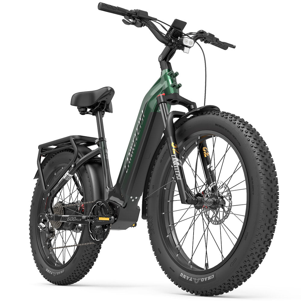 Lankeleisi MG600 Plus 2025 Version 26" Fat Bike 960Wh All Terrain SUV E - Bike with Torque Sensor 48V 20Ah Battery - Aimoptic