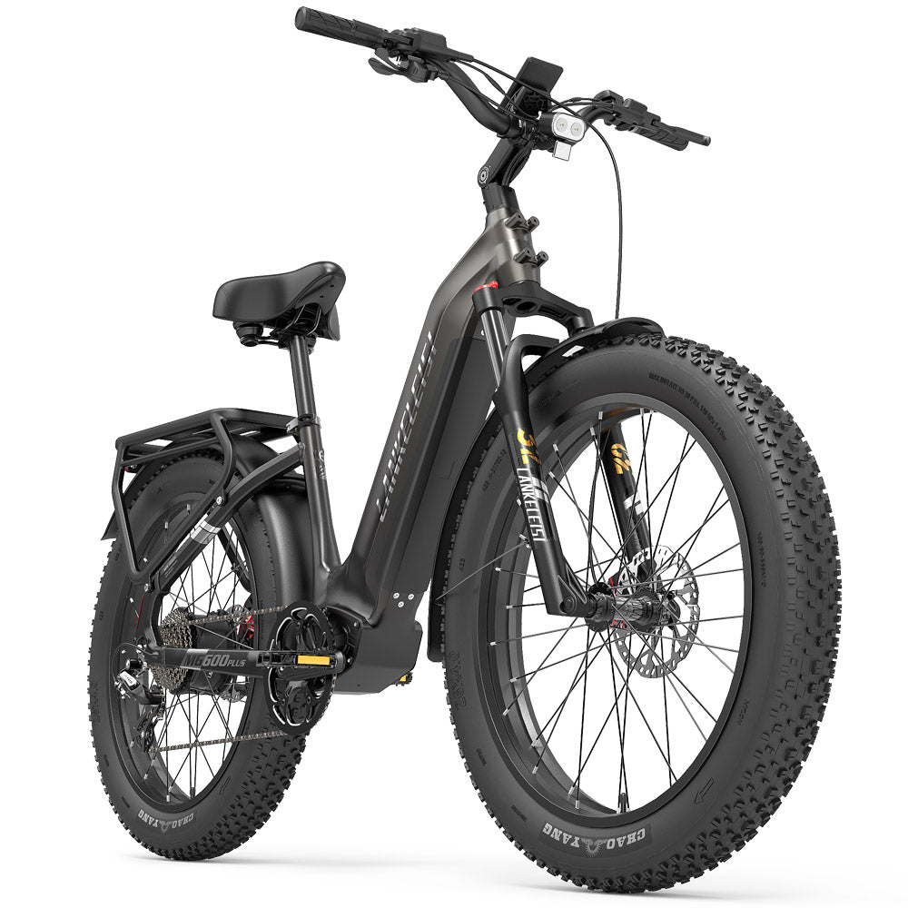 Lankeleisi MG600 Plus 2025 Version 26" Fat Bike 960Wh All Terrain SUV E - Bike with Torque Sensor 48V 20Ah Battery - Aimoptic