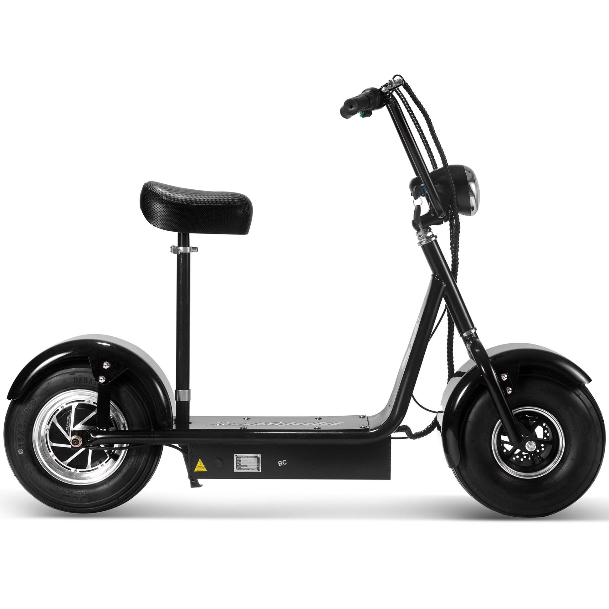 MotoTec FatBoy 48V/12Ah 800W Electric Scooter - Aimoptic