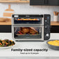 Ninja DCT451 12 - in - 1 Smart Double Oven with FlexDoor, Thermometer, FlavorSeal, Smart Finish, Rapid Top Convection and Air Fry Bottom , Stainless Steel - Aimoptic