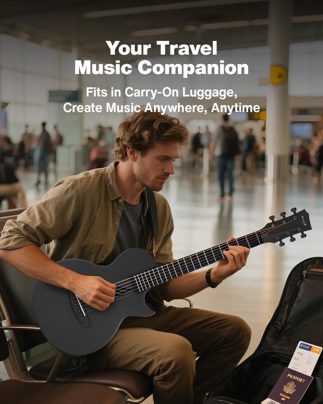 NOVA GO/SP1 Carbon Fiber Travel Guitar - Aimoptic