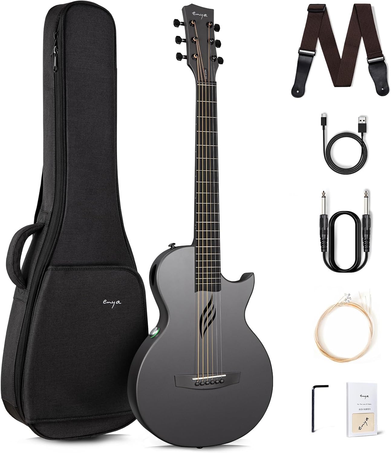 NOVA GO/SP1 Carbon Fiber Travel Guitar - Aimoptic