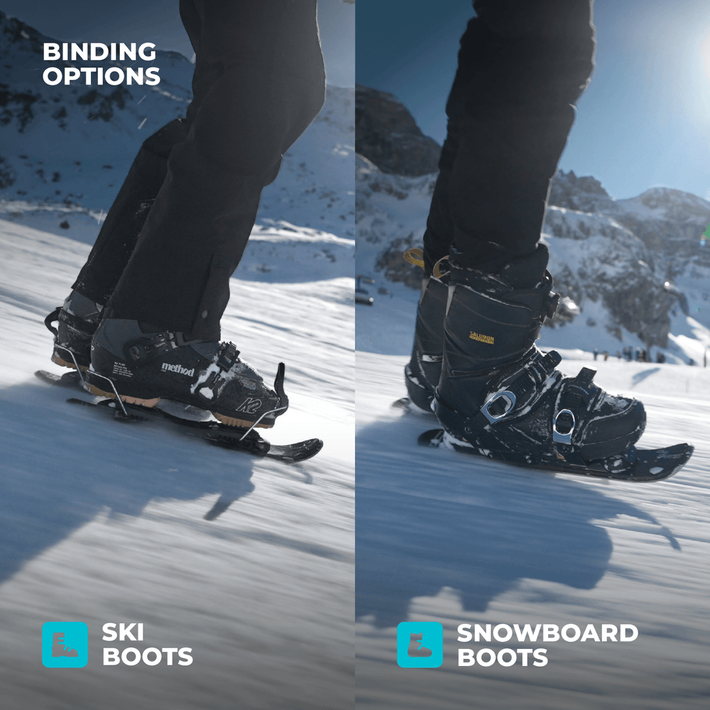 Snowfeet* 44 CM | Skiskates | Skates on Snow | Mini Skis | SECRET SALE - Aimoptic