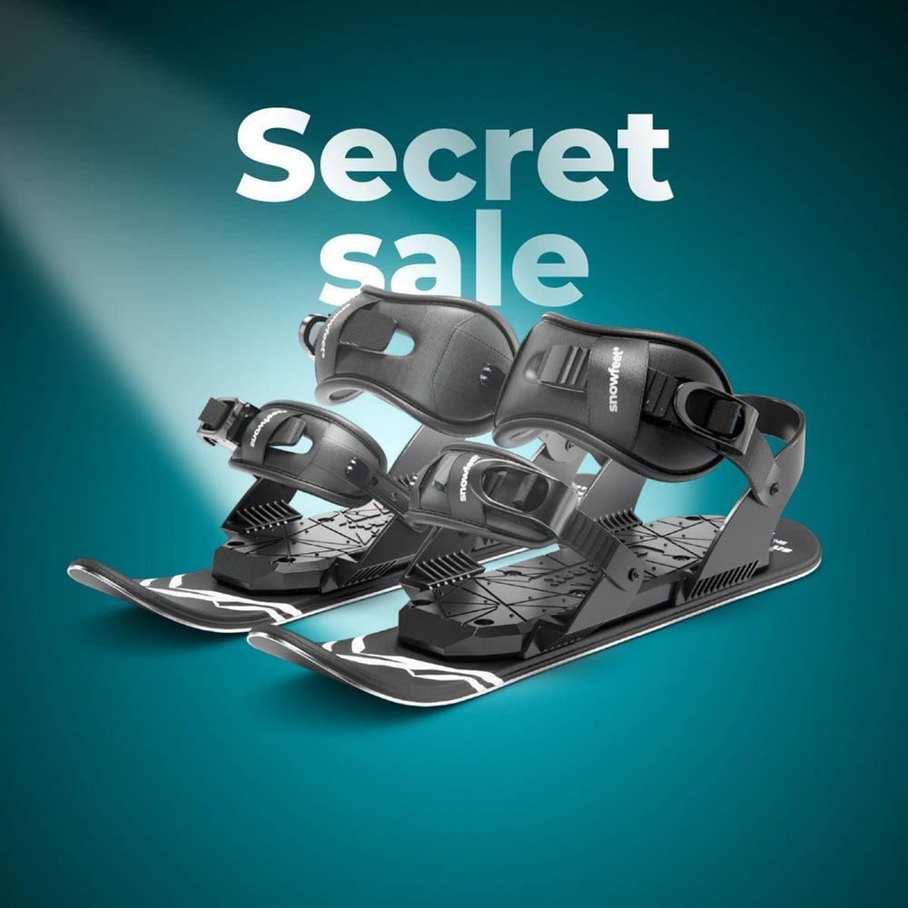 Snowfeet* 44 CM | Skiskates | Skates on Snow | Mini Skis | SECRET SALE - Aimoptic