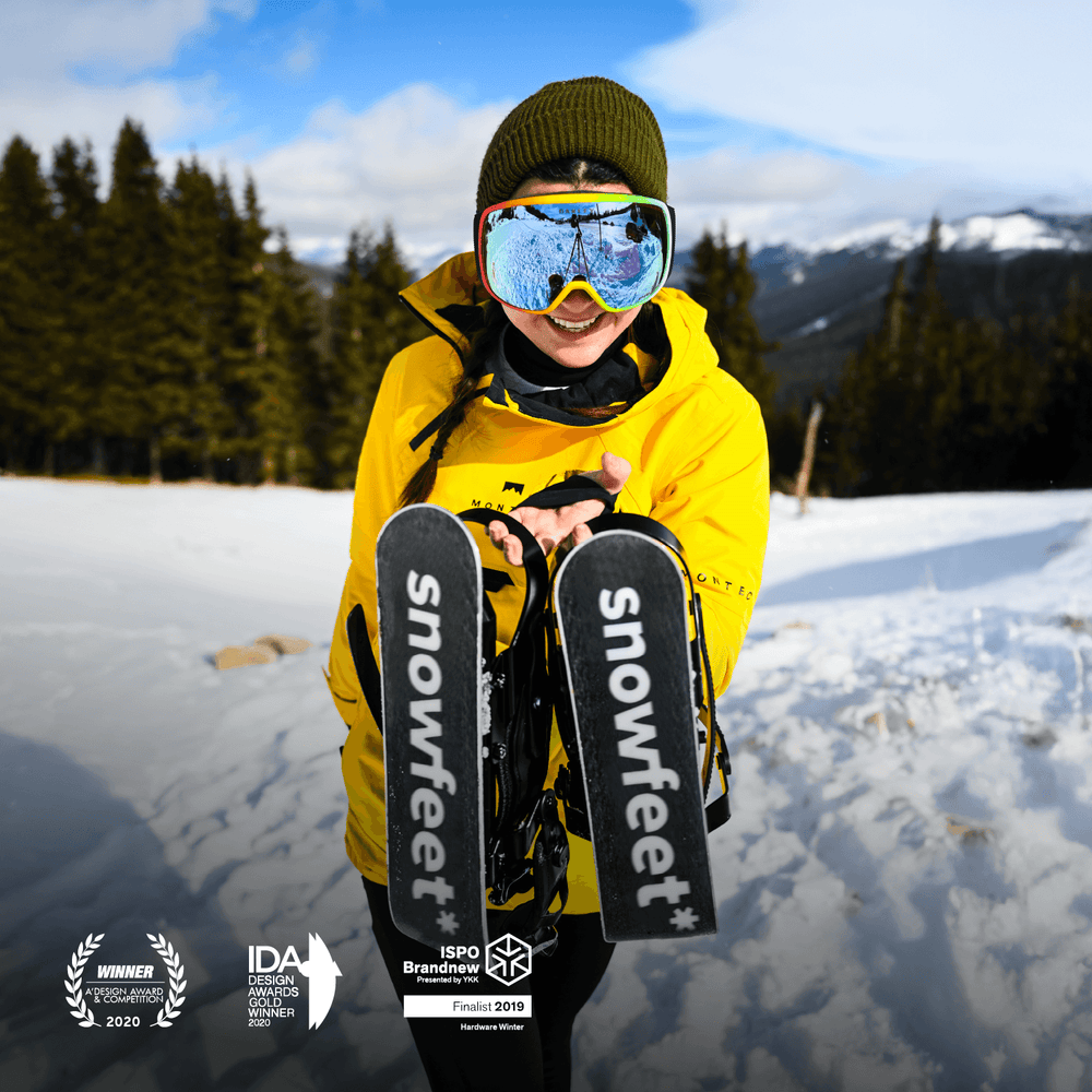 Snowfeet* 44 CM | Skiskates | Skates on Snow | Mini Skis | SECRET SALE - Aimoptic