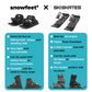 Snowfeet* 44 CM | Skiskates | Skates on Snow | Mini Skis | SECRET SALE - Aimoptic