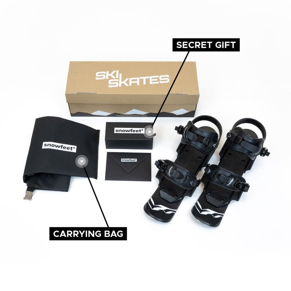 Snowfeet* 44 CM | Skiskates | Skates on Snow | Mini Skis | SECRET SALE - Aimoptic