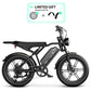 TST® R002 20'' 1500W Full Suspension Moped - style Electric Bike - Aimoptic
