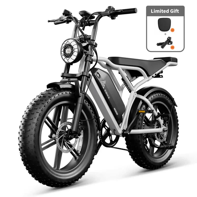 TST® R002 20'' 1500W Full Suspension Moped - style Electric Bike - Aimoptic