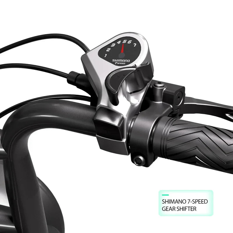 TST® R002 20'' 1500W Full Suspension Moped - style Electric Bike - Aimoptic