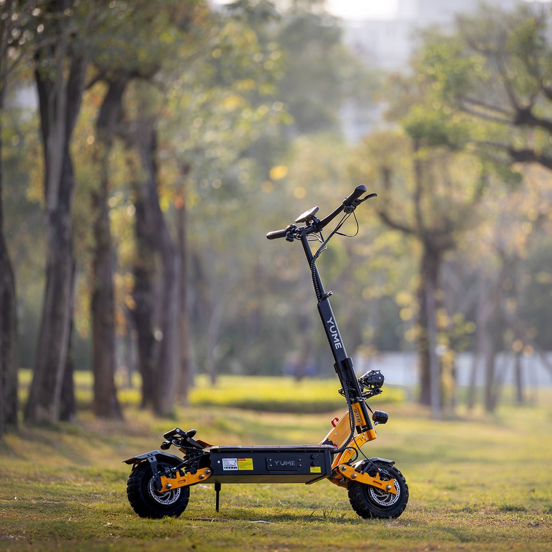 YUME SCOOTER X11+ 6000W Motor Scooter, 50MPH 56/60 Miles 60V 27/30AH Electric Scooter for Adults, 11" Tire with Steering Damper 440lbs Max Loading Adult E - Scooter,UL - 2272 Certified - LL - Aimoptic