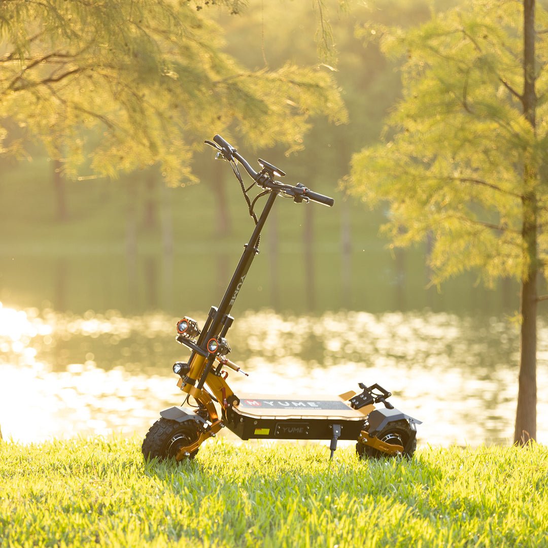 YUME SCOOTER X11+ 6000W Motor Scooter, 50MPH 56/60 Miles 60V 27/30AH Electric Scooter for Adults, 11" Tire with Steering Damper 440lbs Max Loading Adult E - Scooter,UL - 2272 Certified - LL - Aimoptic