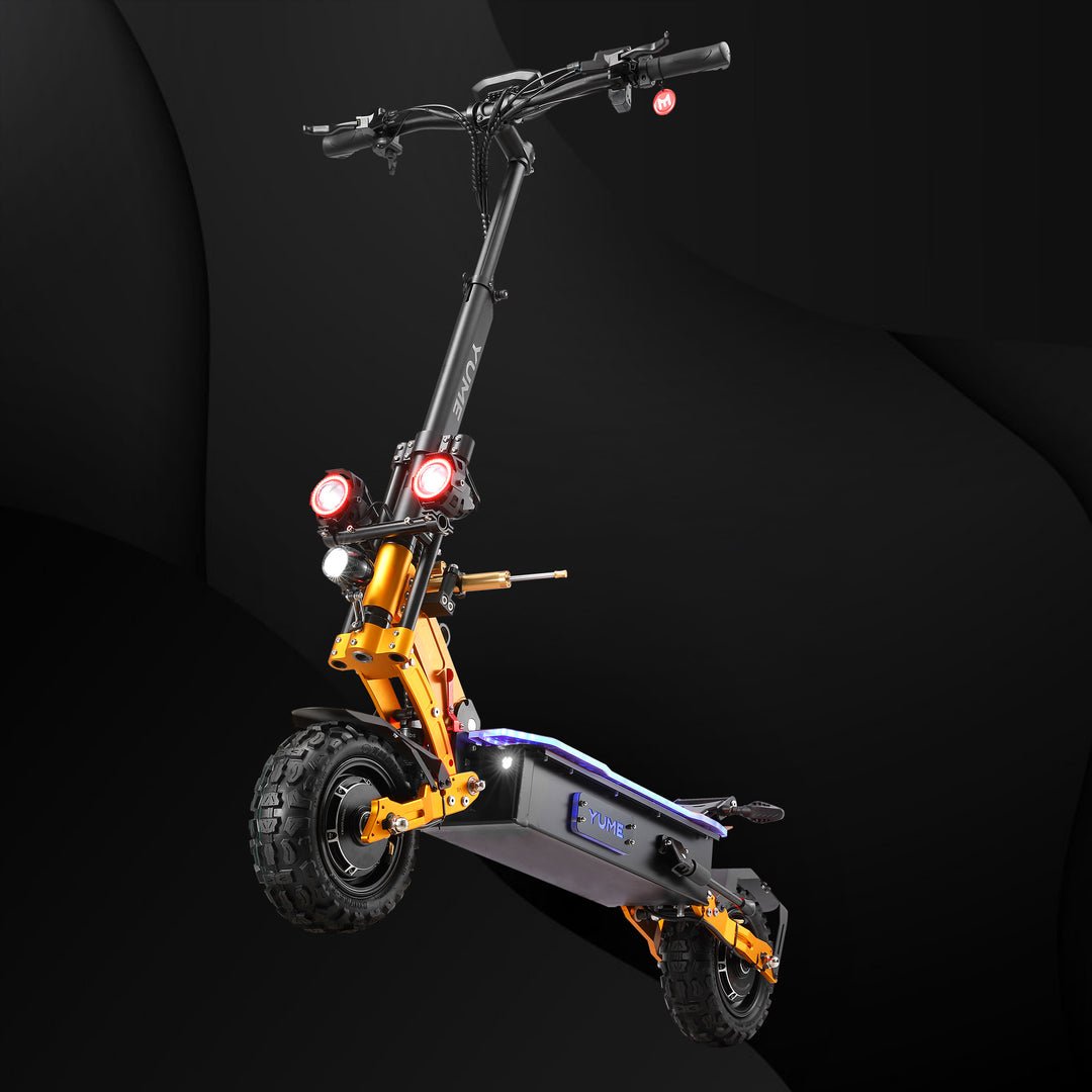 YUME SCOOTER X11+ 6000W Motor Scooter, 50MPH 56/60 Miles 60V 27/30AH Electric Scooter for Adults, 11" Tire with Steering Damper 440lbs Max Loading Adult E - Scooter,UL - 2272 Certified - LL - Aimoptic