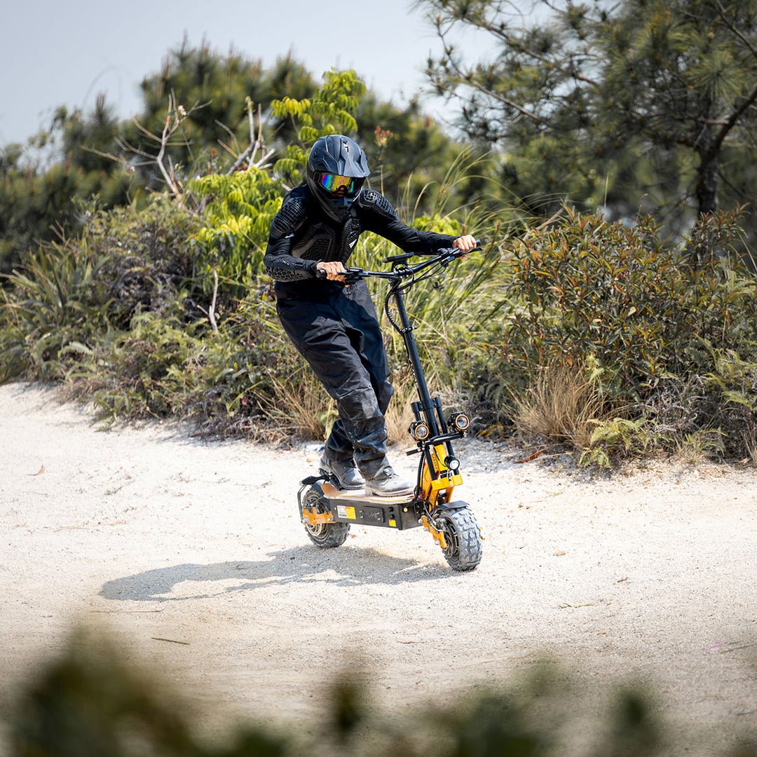YUME SCOOTER X11+ 6000W Motor Scooter, 50MPH 56/60 Miles 60V 27/30AH Electric Scooter for Adults, 11" Tire with Steering Damper 440lbs Max Loading Adult E - Scooter,UL - 2272 Certified - LL - Aimoptic