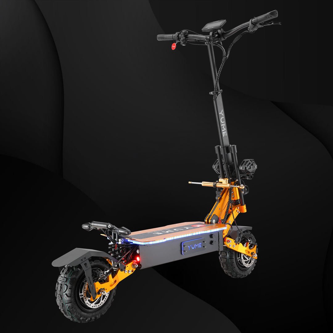 YUME SCOOTER X11+ 6000W Motor Scooter, 50MPH 56/60 Miles 60V 27/30AH Electric Scooter for Adults, 11" Tire with Steering Damper 440lbs Max Loading Adult E - Scooter,UL - 2272 Certified - LL - Aimoptic