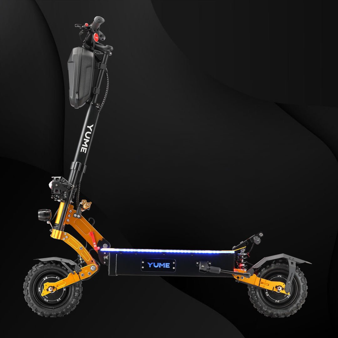 YUME SCOOTER X11+ 6000W Motor Scooter, 50MPH 56/60 Miles 60V 27/30AH Electric Scooter for Adults, 11" Tire with Steering Damper 440lbs Max Loading Adult E - Scooter,UL - 2272 Certified - LL - Aimoptic