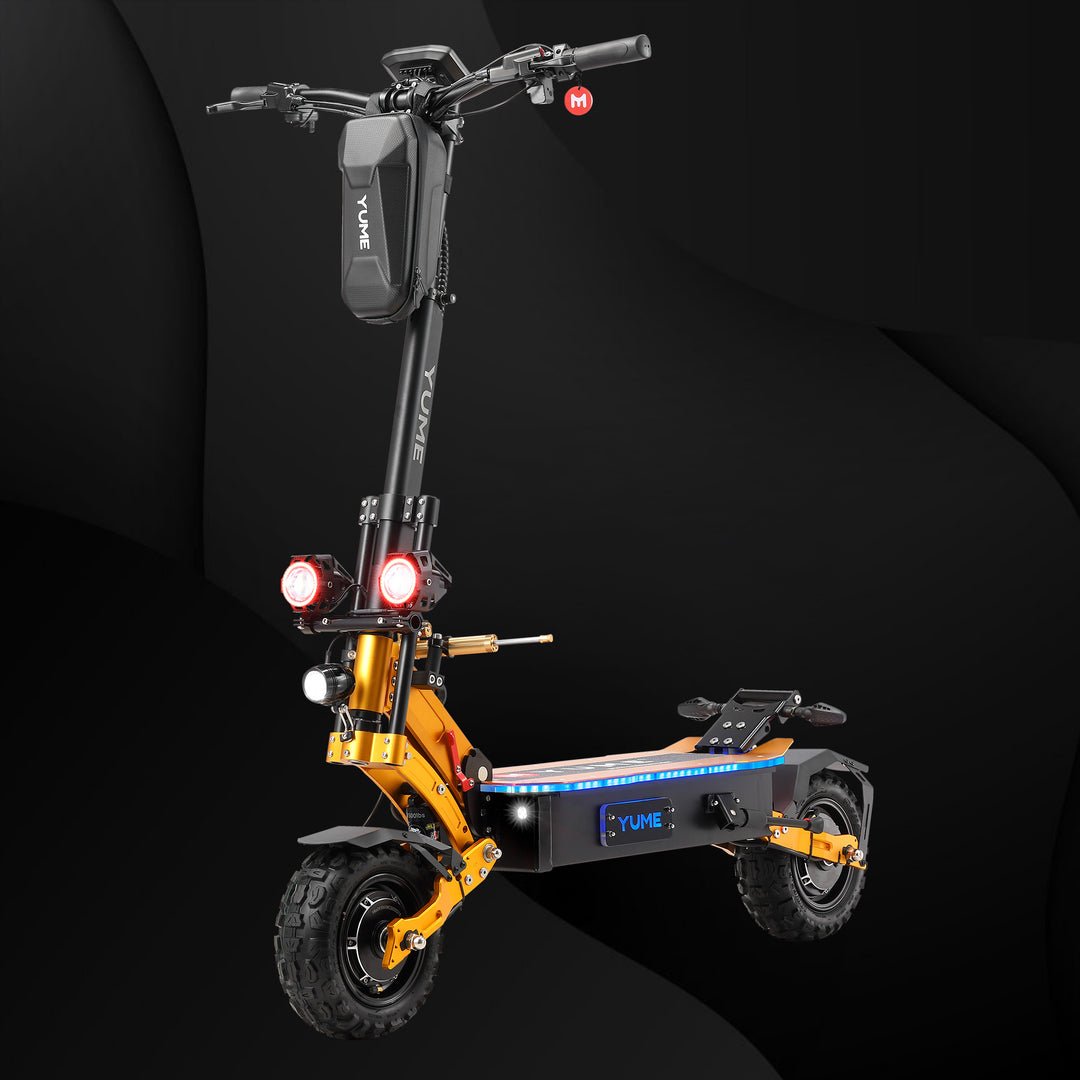 YUME SCOOTER X11+ 6000W Motor Scooter, 50MPH 56/60 Miles 60V 27/30AH Electric Scooter for Adults, 11" Tire with Steering Damper 440lbs Max Loading Adult E - Scooter,UL - 2272 Certified - LL - Aimoptic