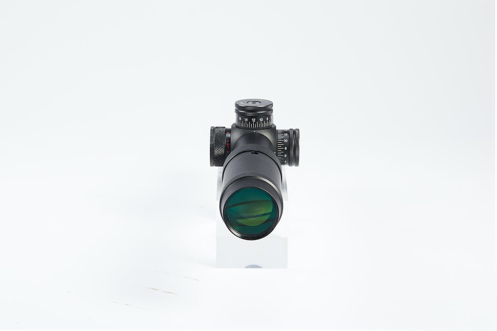 1 - 5x24 First Focal Plane FFP Scope with Red Green Illuminated MOA Reticle, Anti - Reflection Devices - Aimoptic